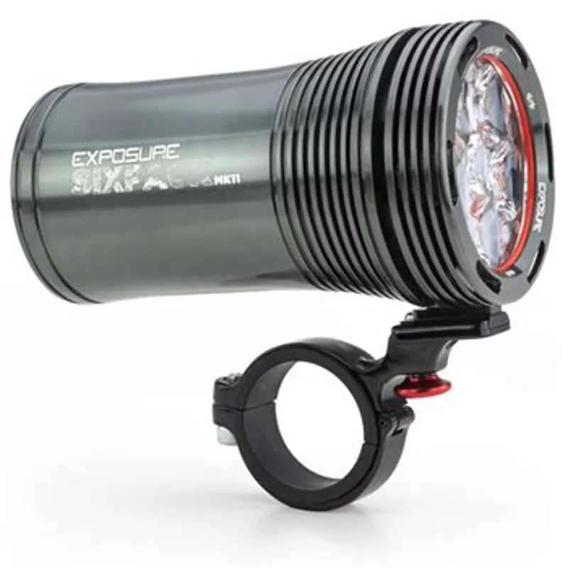 Exposure Six Pack Mk11 Light - Gun Metal w/ 35/31.8 QR Bracket
