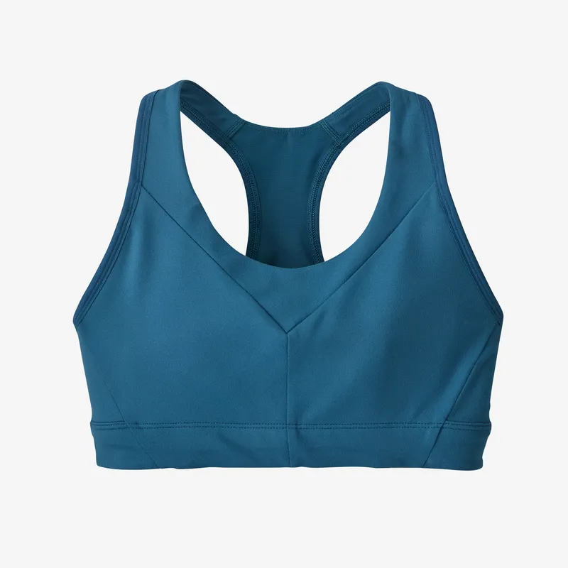Patagonia Women's Wild Trails Sports Bra - Wavy Blue