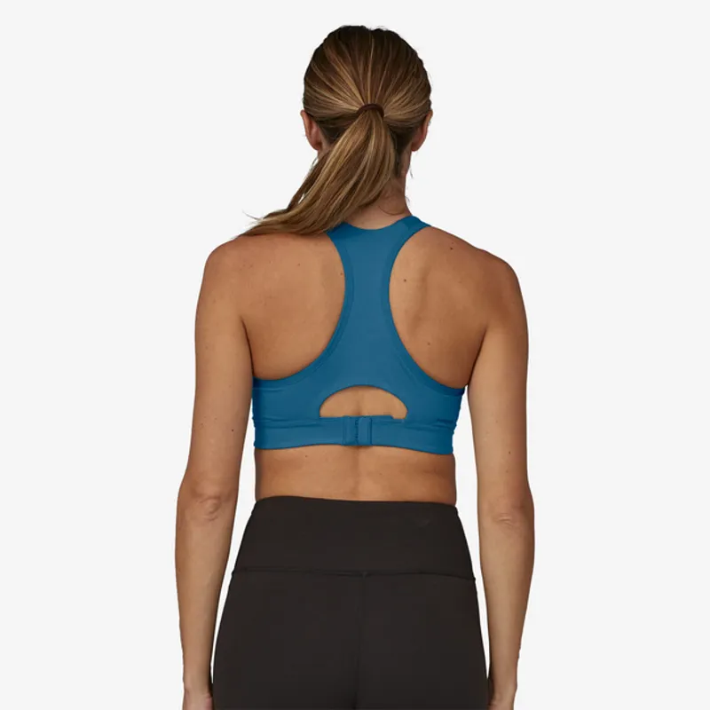 Patagonia Women's Wild Trails Sports Bra - Wavy Blue-2