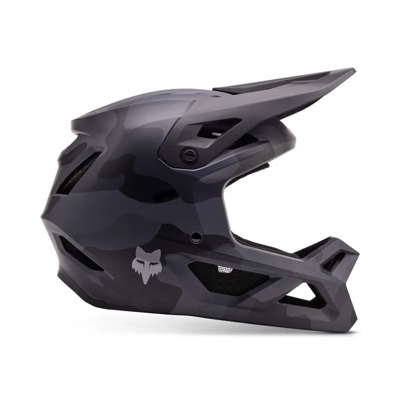 Fox Youth Rampage Camo Helmet in Black Camo
