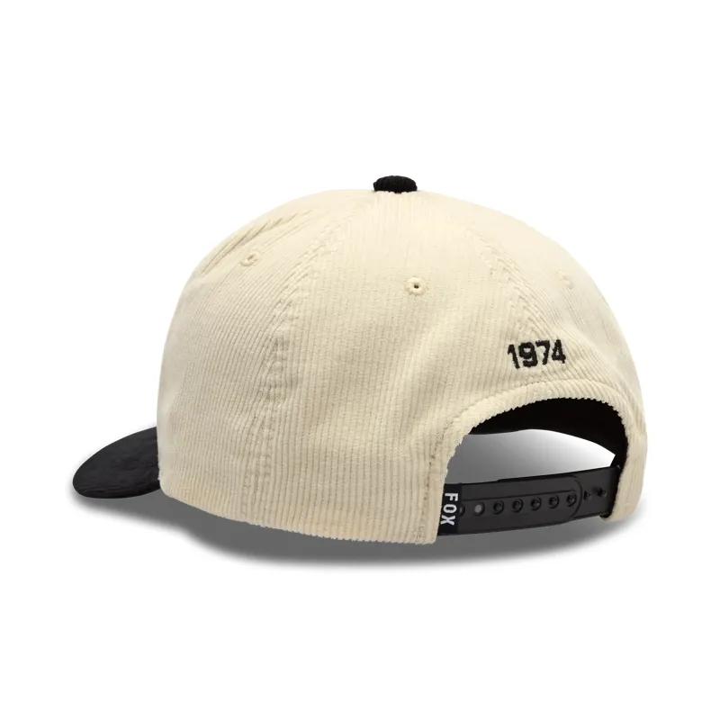 Fox Circa 74 Corduroy Snapback Hat in Off White-1