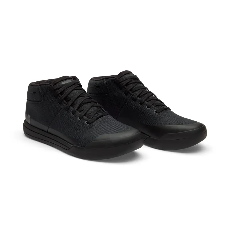 Fox Union Mid-Top Canvas Shoes - Black-1