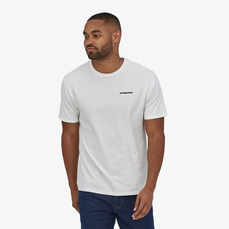 Patagonia Men's P-6 Mission Organic T- Shirt - White-1