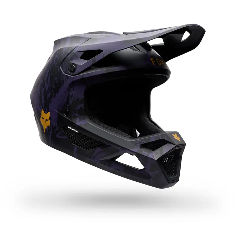 Fox Rampage Image Print Helmet in Plum Purple-1