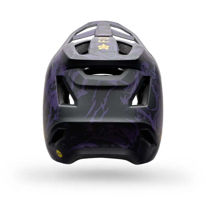 Fox Rampage Image Print Helmet in Plum Purple-2