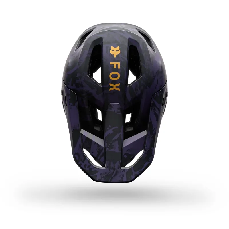 Fox Rampage Image Print Helmet in Plum Purple-3