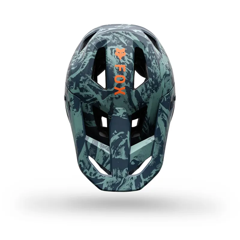 Fox Rampage Image Print Helmet in Arctic Blue-3