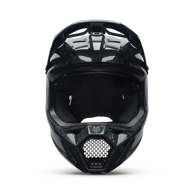 Fox Rampage RS Abyss Carbon Full Face Helmet in Black-2