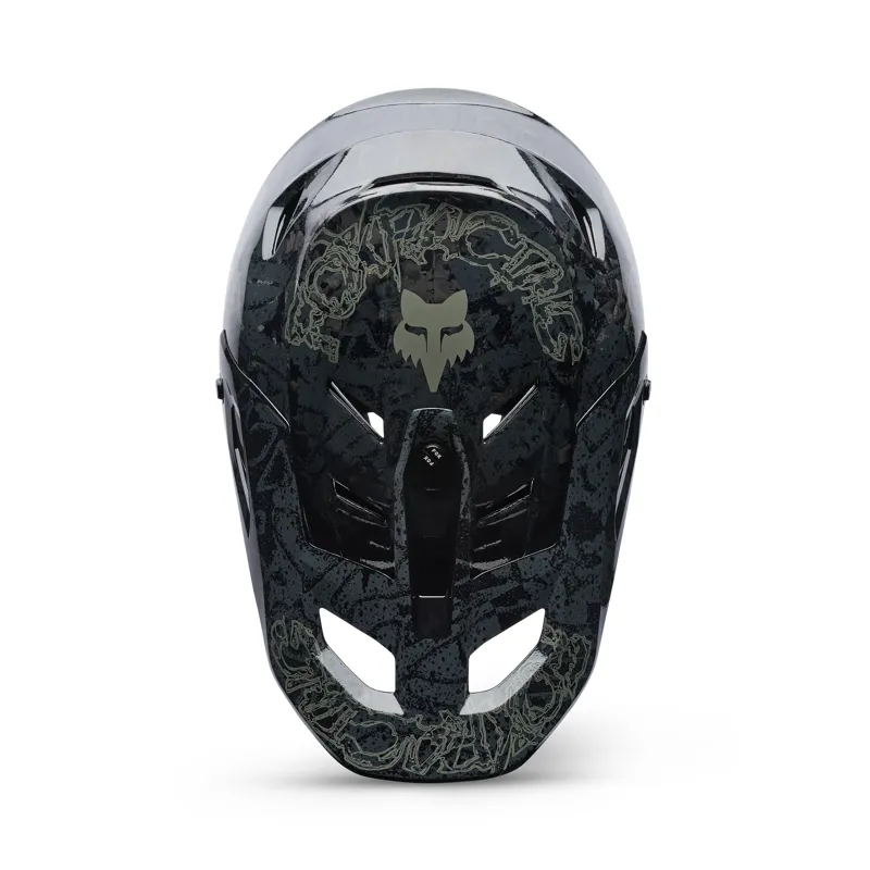 Fox Rampage RS Abyss Carbon Full Face Helmet in Black-4