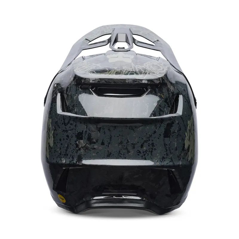 Fox Rampage RS Abyss Carbon Full Face Helmet in Black-3