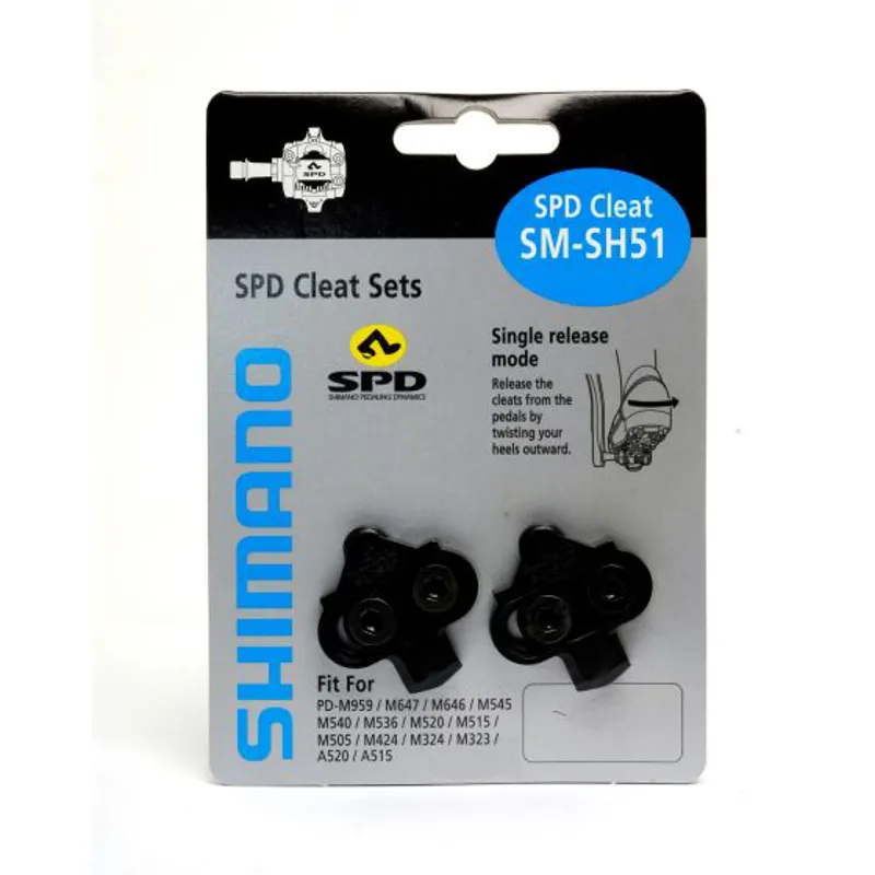 Shimano SH51 MTB SPD Single Release Cleats