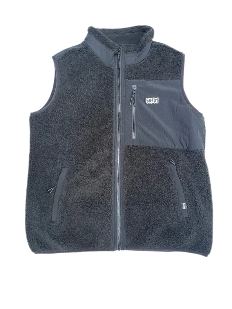 50to01 Sherpa Gilet - Black