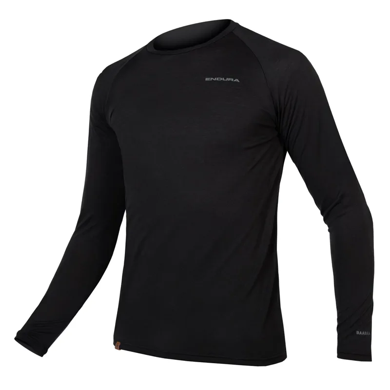 Endura BaaBaa Blend Long-sleeve Base Layer - Black