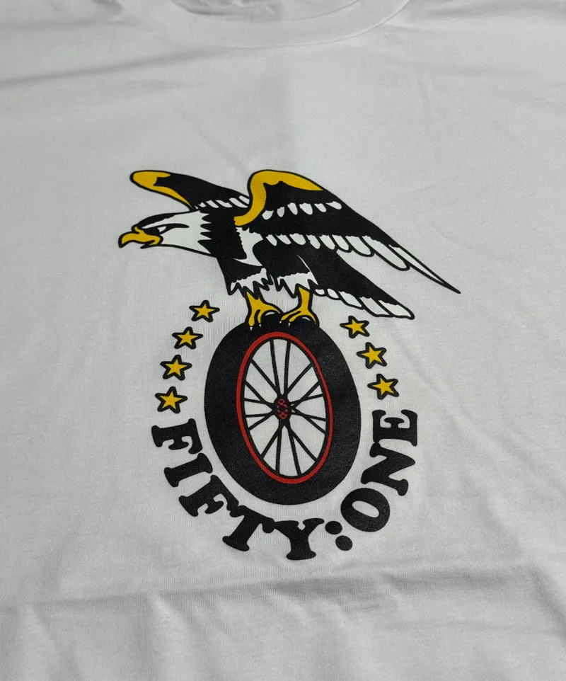 50to01 Eagle Tee - White-1