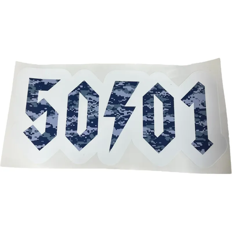 50to01 Van Sticker - Digi Camo