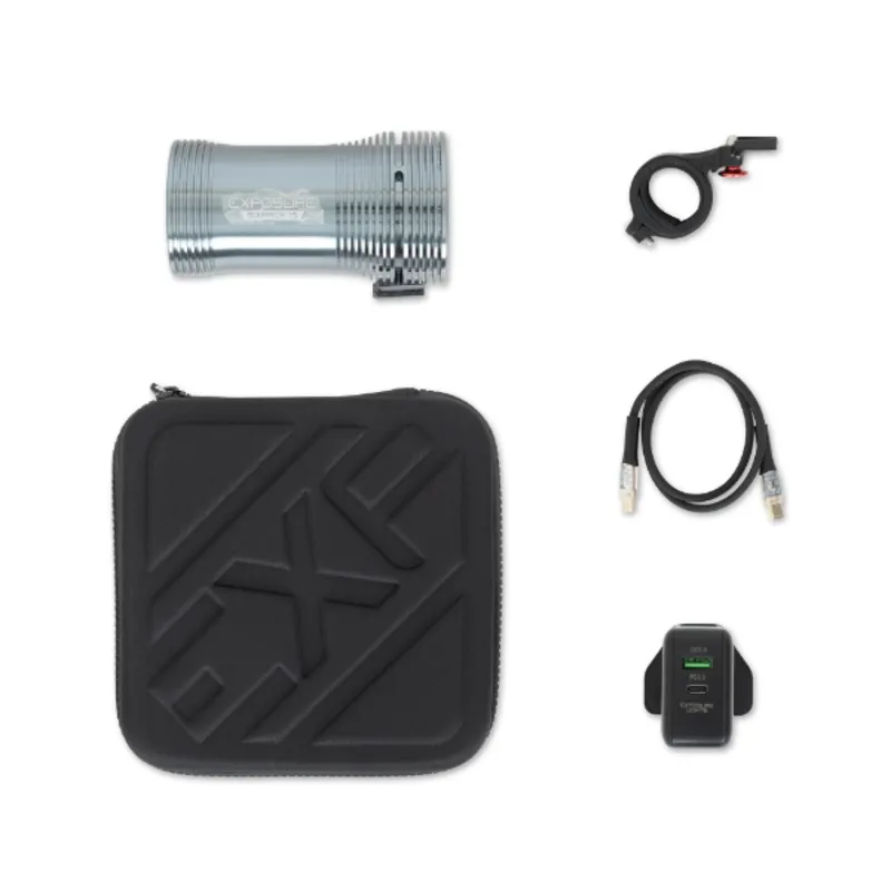 Exposure Six Pack Mk15 Gun Metal bike light-4