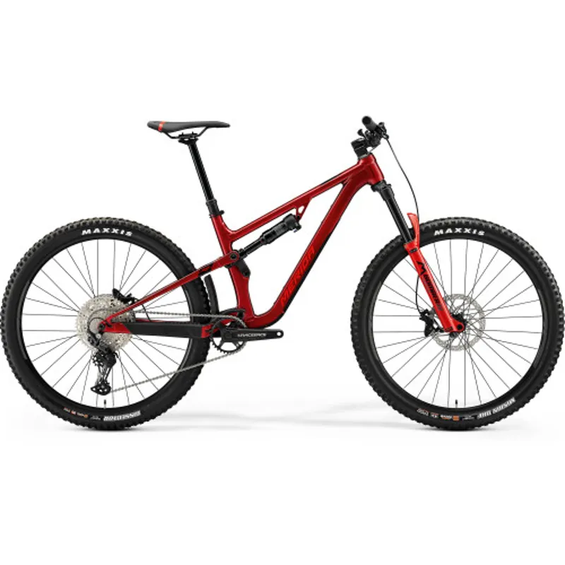 Merida One-Forty 500 Full-Suspension Mountain Bike - Red