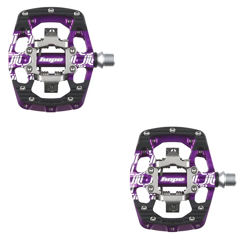Hope Union Clip Pedals - Purple