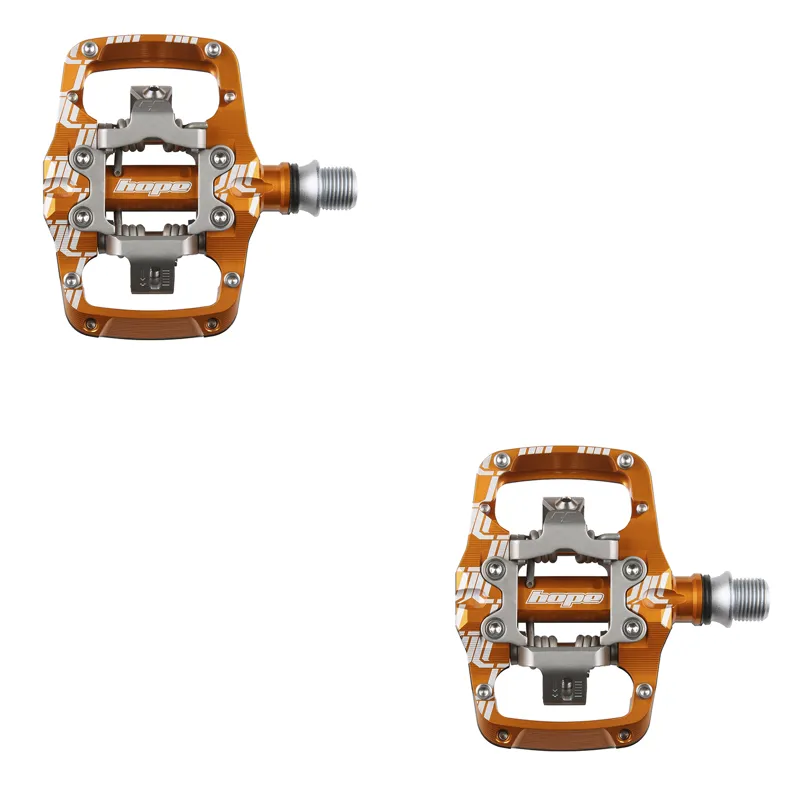 Hope Union Clip Pedals - Orange-2
