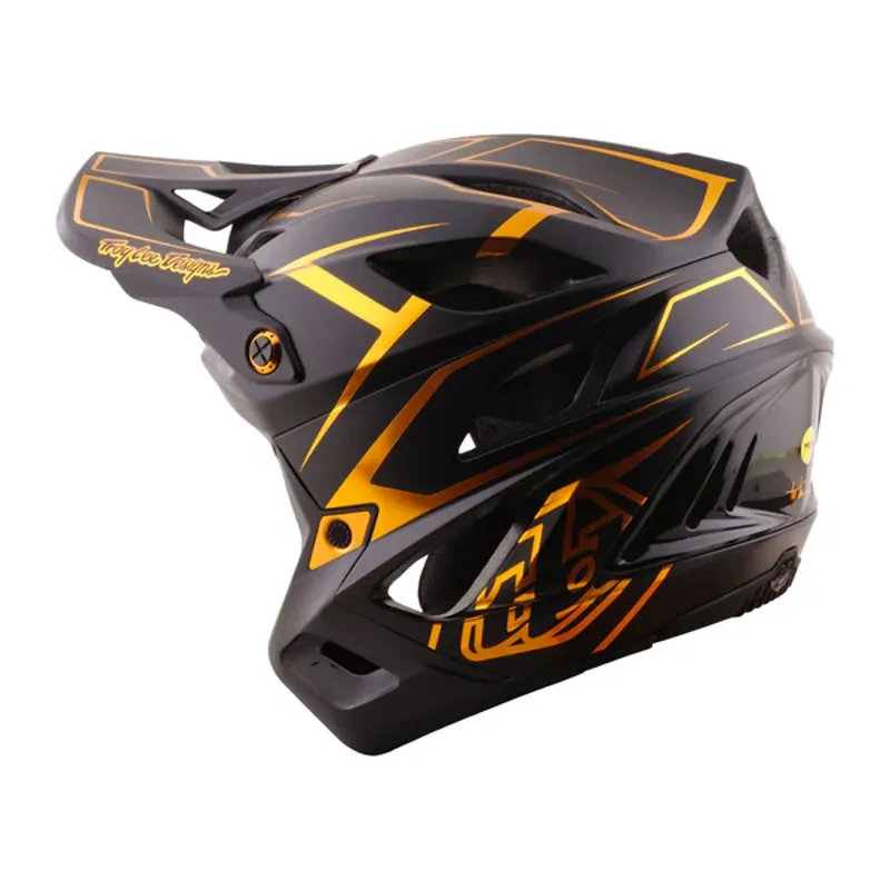 Troy Lee Designs Stage Stunt Helmet in Pinstripe Black