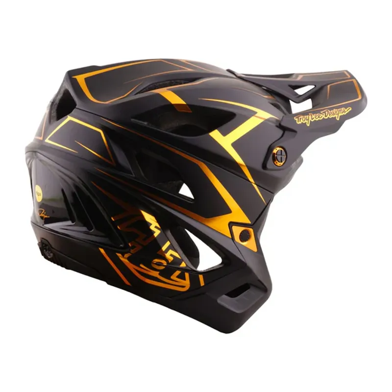 Troy Lee Designs Stage Stunt Helmet in Pinstripe Black-3