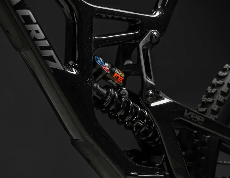 Santa Cruz V10 8 CC Frame Only - Gloss Black Sparkle - Large-1