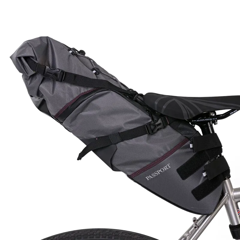 Passport Bikepacking Seat Saddle Pack - Grey