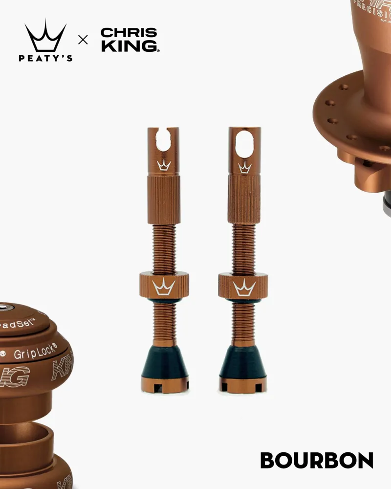 Peatys x Chris King MK2 Valves Bourbon 42mm