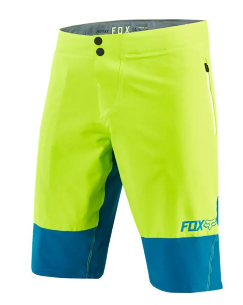 Altitude Short No Liner - Teal / Yellow