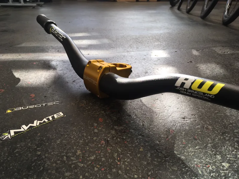 Burgtec Josh Bryceland 38/800mm Ride Wide Rise Bar in Black-1