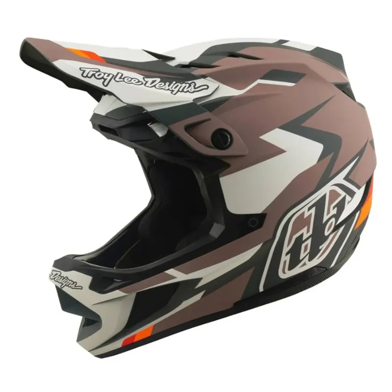 Troy Lee Designs D4 Polyacrylate Helmet / Roamer - Clay
