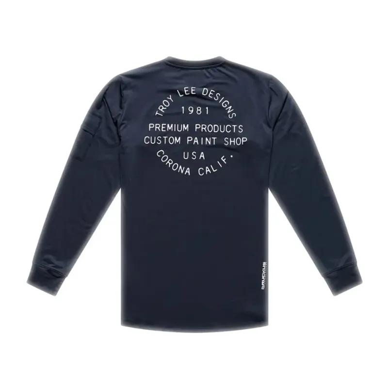 Troy Lee Designs Ruckus Long Sleeve Ride Jersey / Pressed - Carbon-1