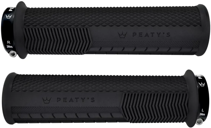 Peaty's Monarch Knurl Grip - Thick - Black