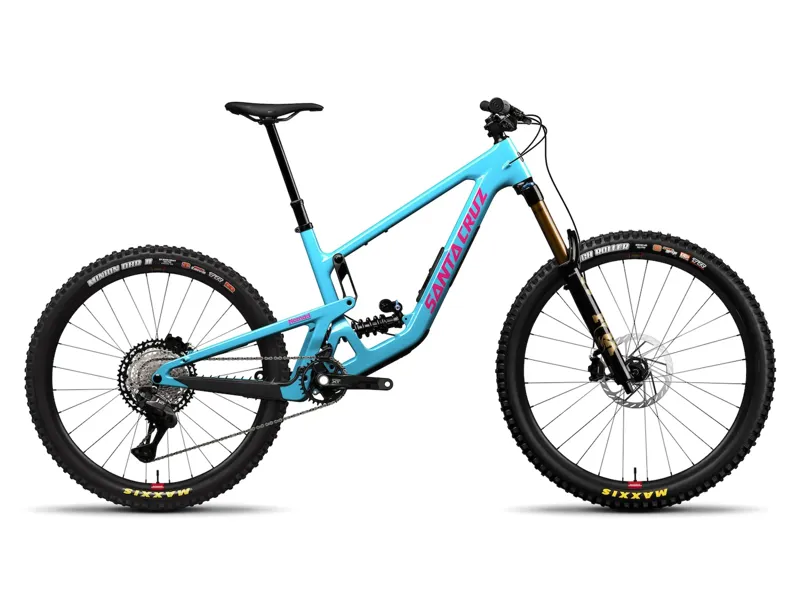 2027 Santa Cruz Nomad CC Carbon XT Di2 Full Suspension Mountain Bike in Aqua Blue