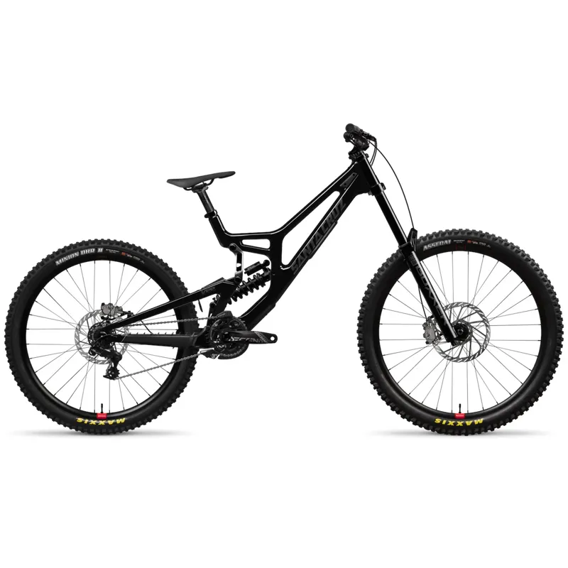 2026 Santa Cruz V10 8 CC Carbon S Build - Black Sparkle - Medium