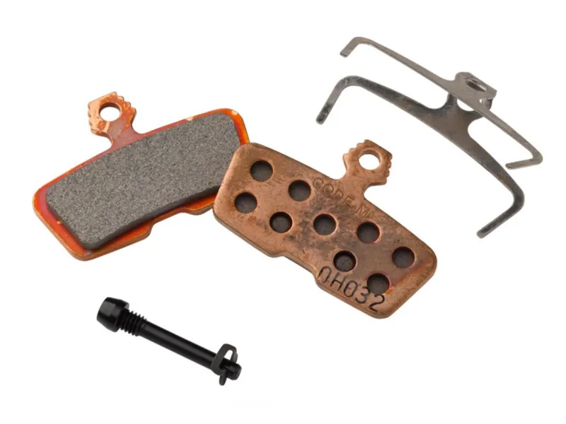 SRAM Code 2011+ Sintered Disc Brake Pads with Guide in Silver