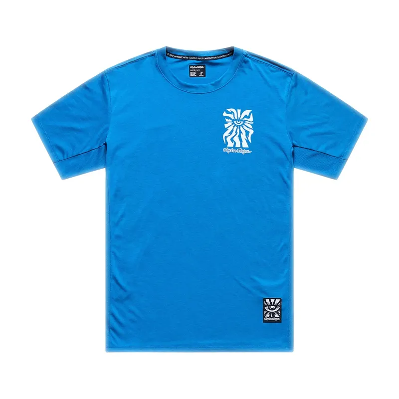 Troy Lee Designs Skyline Short Sleeve Ride Jersey / One Eye - Aero Blue