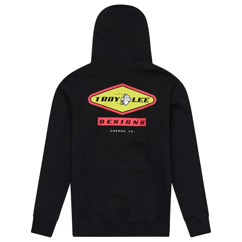 Troy Lee Designs Carb Pullover Hoodie in Black-1