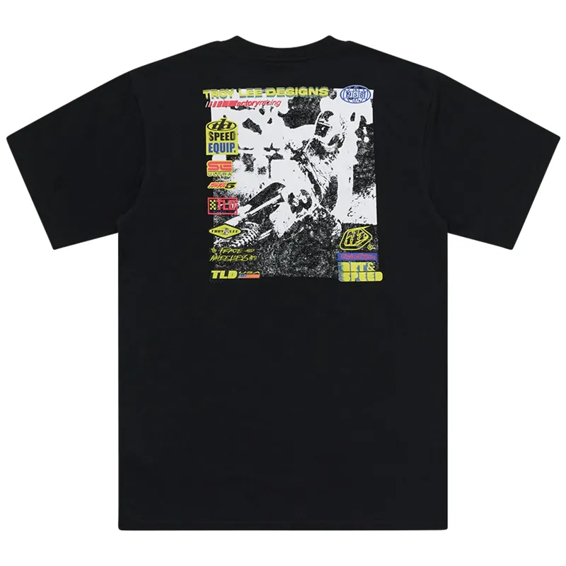 Troy Lee Designs Overload Short Sleeve T-Shirt in Black-1