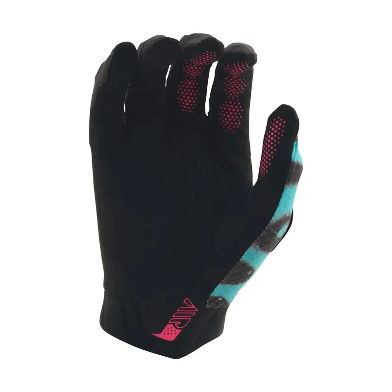 Troy Lee Designs Youth Air Gloves Membrane - Black/Glo Yellow-1