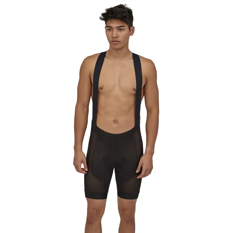 Patagonia Mens Dirt Roamer Liner Bib Shorts - Black-1