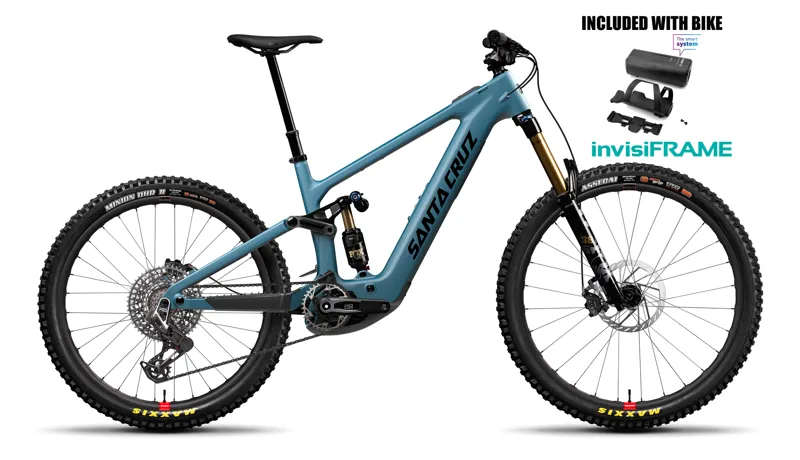 2026 Santa Cruz Bullit Carbon Electric Mountain Bike - X0 AXS Reserve - Teal - W/Free Bosch Powermore and Invisiframe
