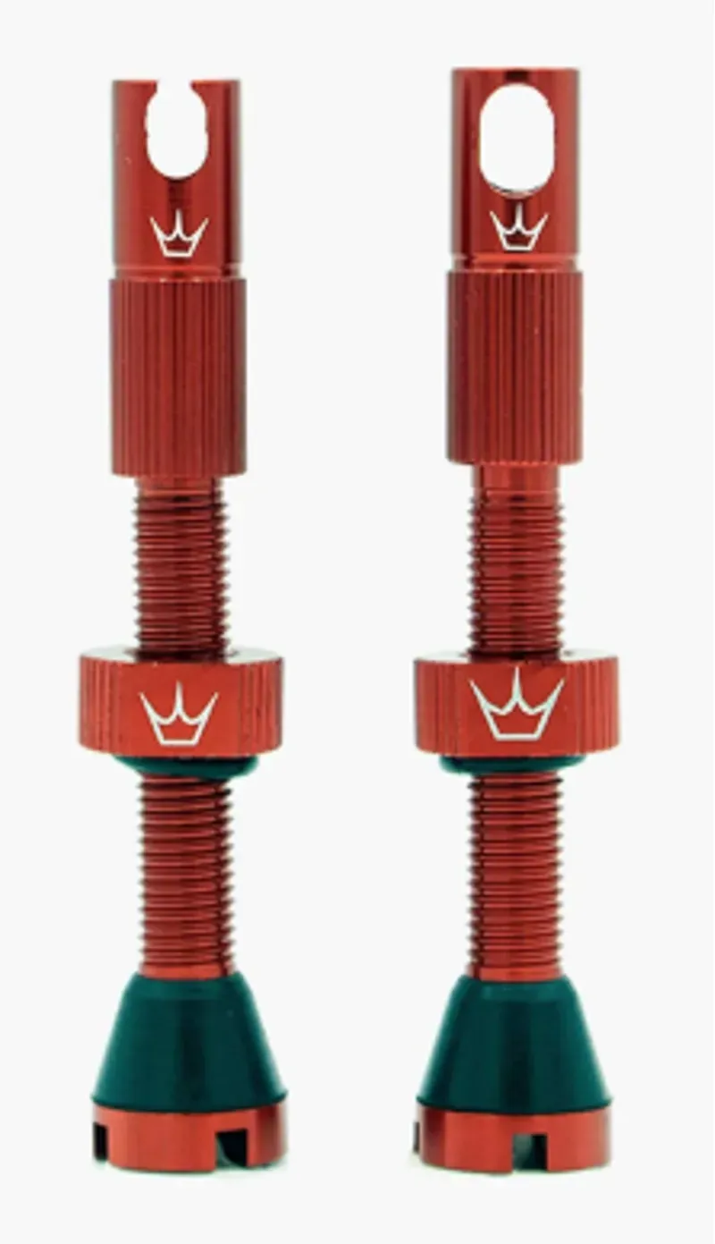 Peatys x Chris King MK2 Valves Red