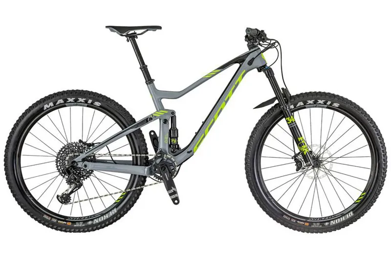 scott mountain bike green and black