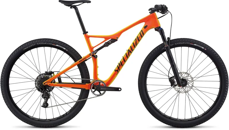 orange specialized mountain bike