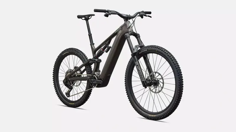 Specialized Levo 4 EVO Comp Carbon eMountain Bike in Smoke/Pistachio-1