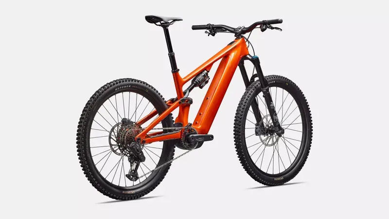Specialized Turbo Levo 4 Comp Electric Mountain Bike in Orange/Silver/Dark Navy-2