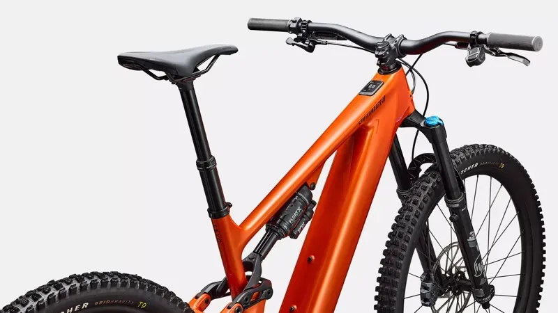 Specialized Turbo Levo 4 Comp Electric Mountain Bike in Orange/Silver/Dark Navy-3