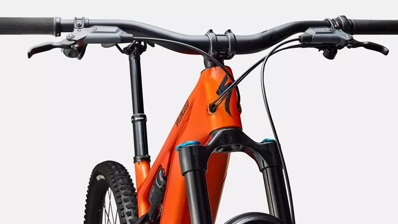 Specialized Turbo Levo 4 Comp Electric Mountain Bike in Orange/Silver/Dark Navy-4