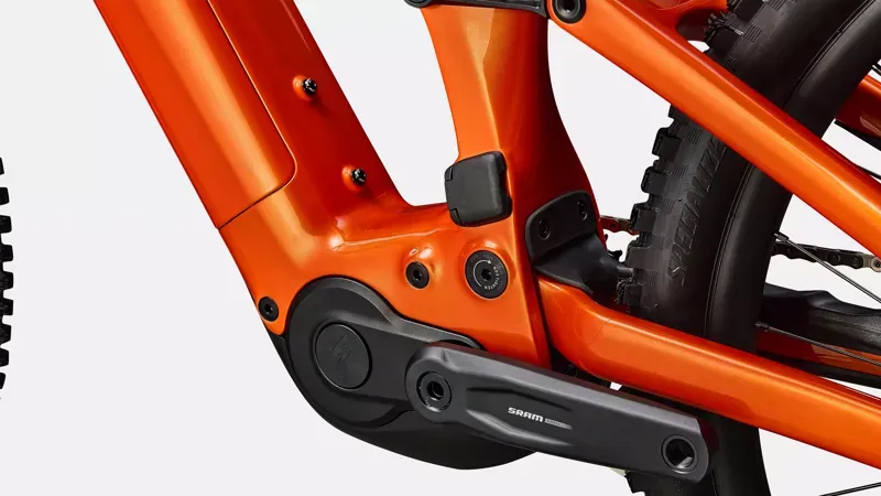 Specialized Turbo Levo 4 Comp Electric Mountain Bike in Orange/Silver/Dark Navy-6